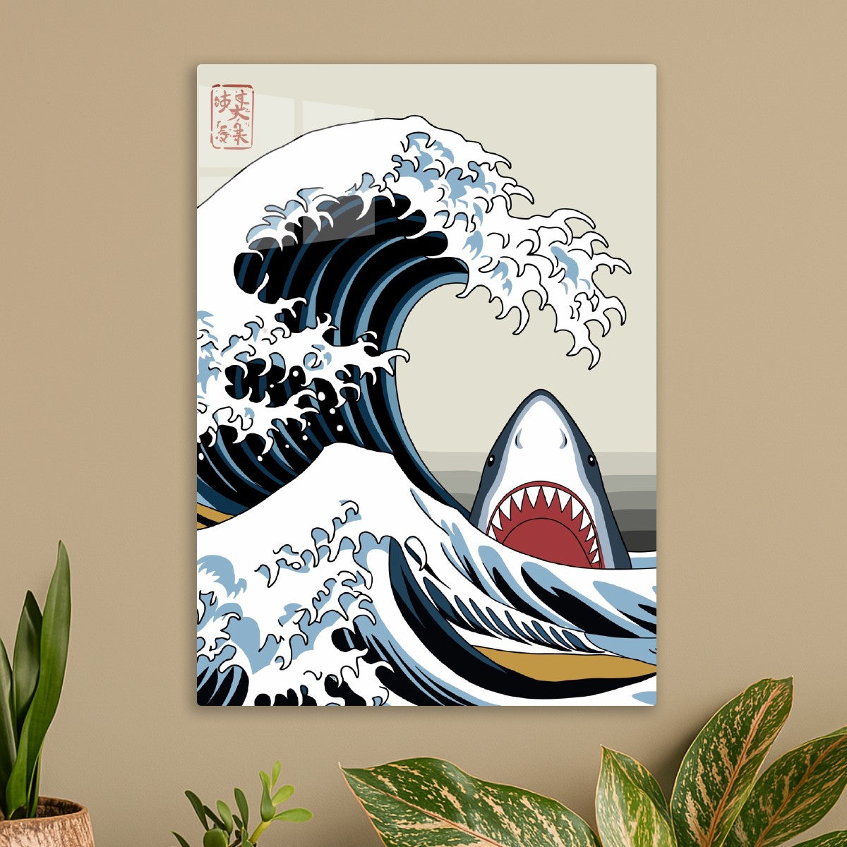 Great Wave Shark Kanagawa
