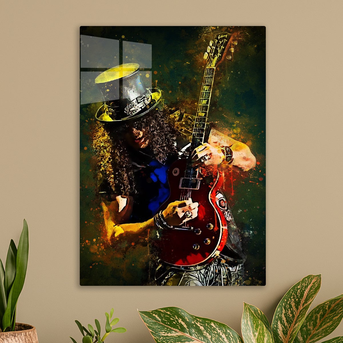 Slash Electric Guitar Art