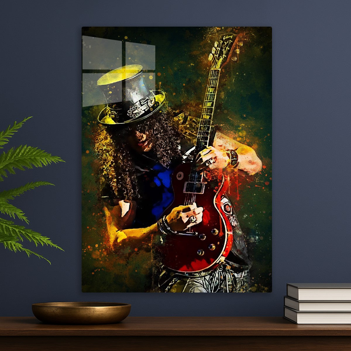 Slash Electric Guitar Art