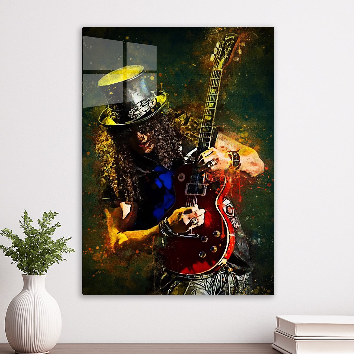Slash Electric Guitar Art