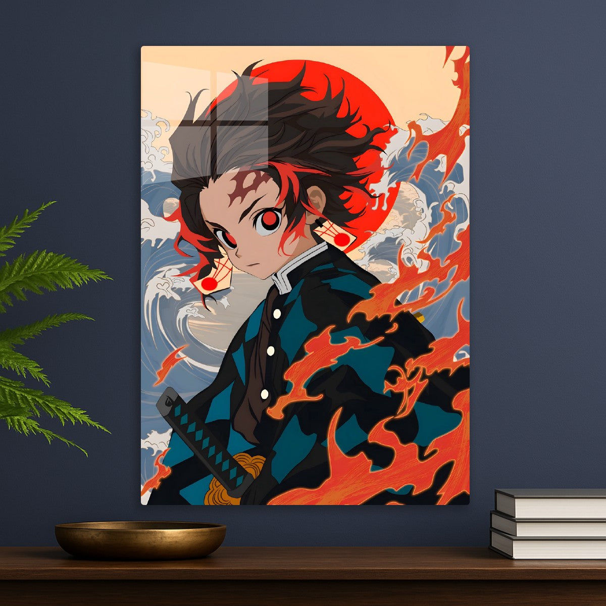 Tanjiro Fire Waves