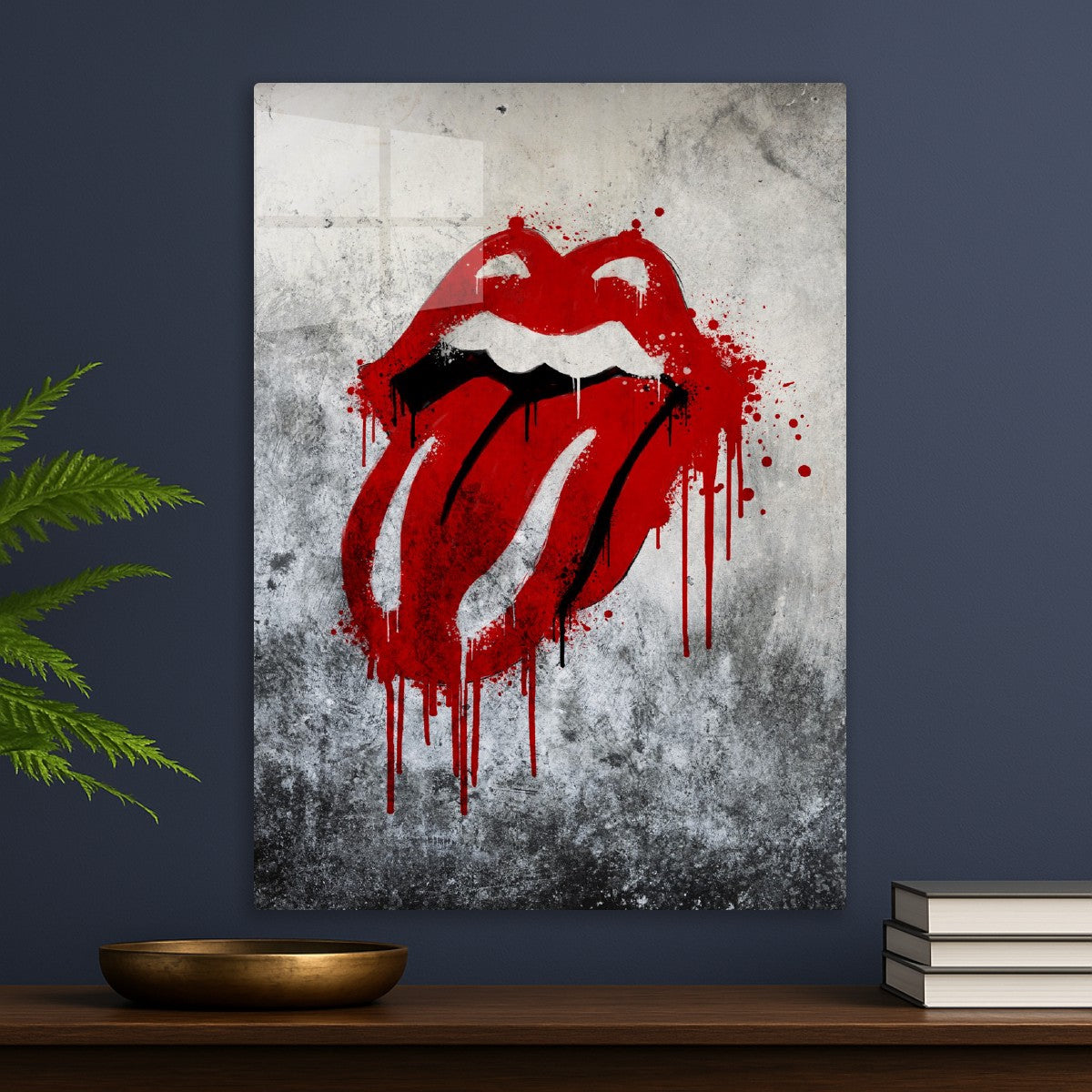 The Rolling Stones red