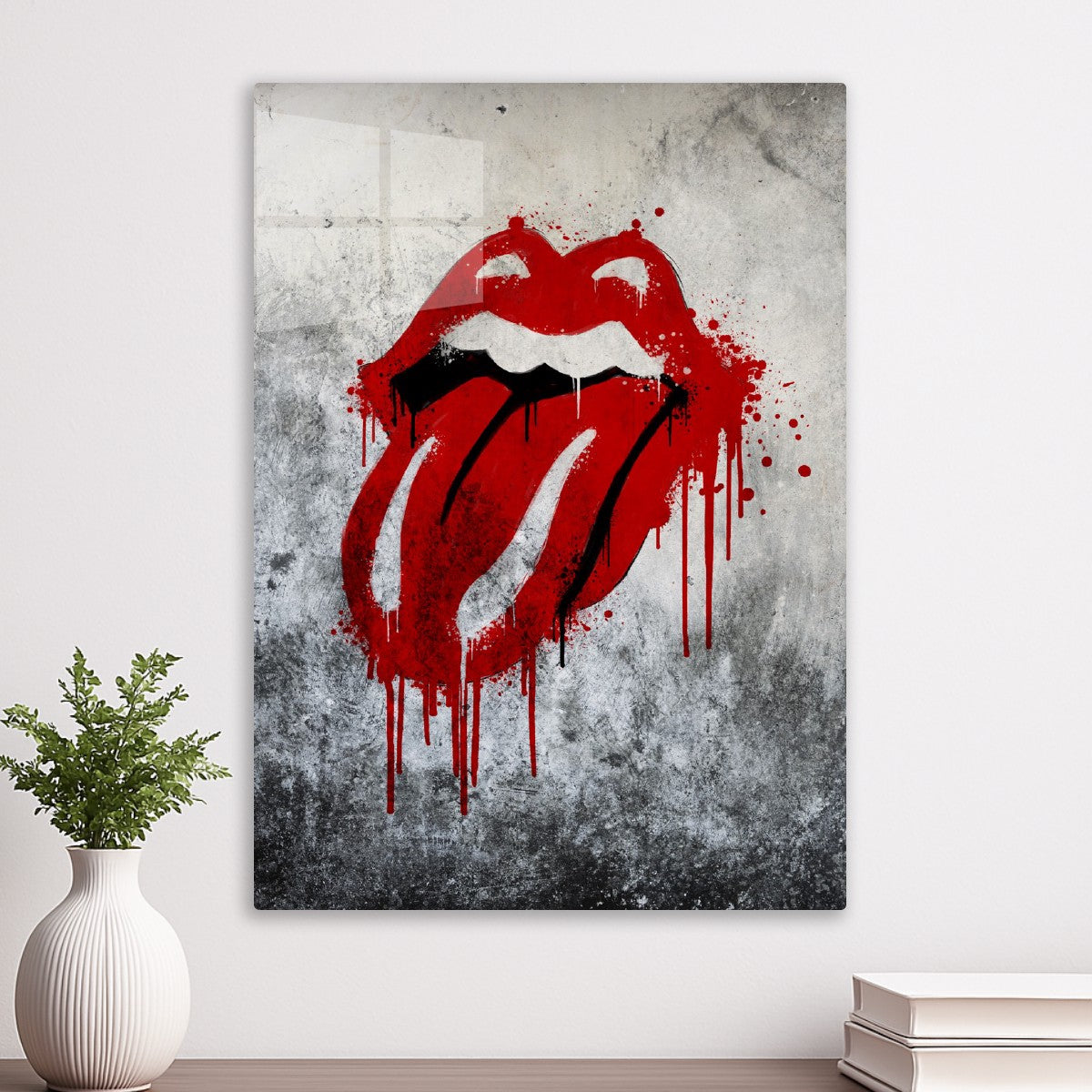 The Rolling Stones red