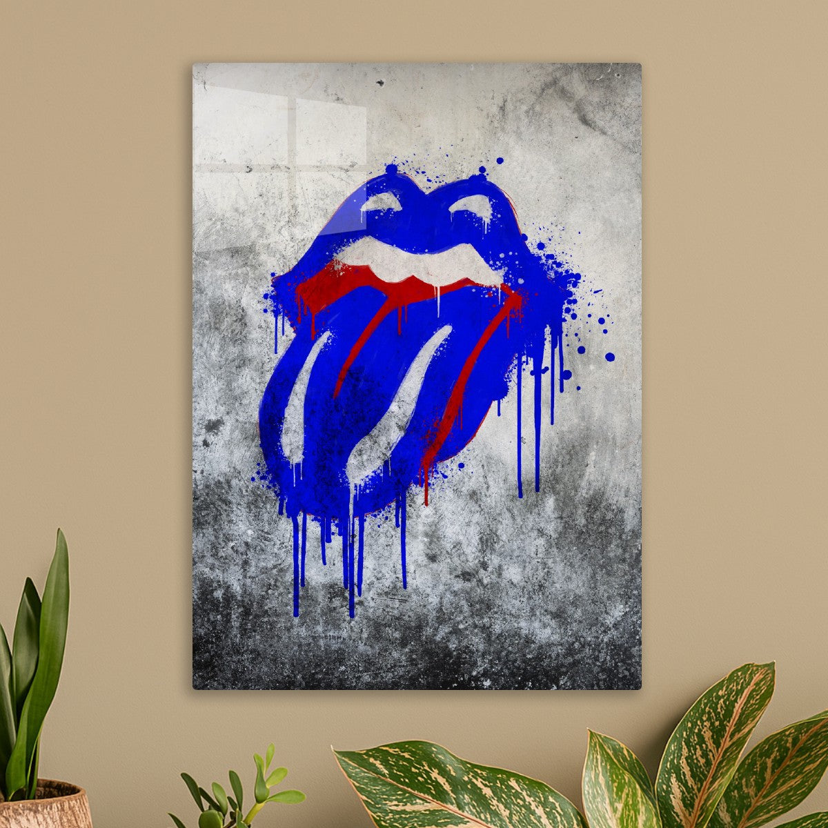 The Rolling Stones blue