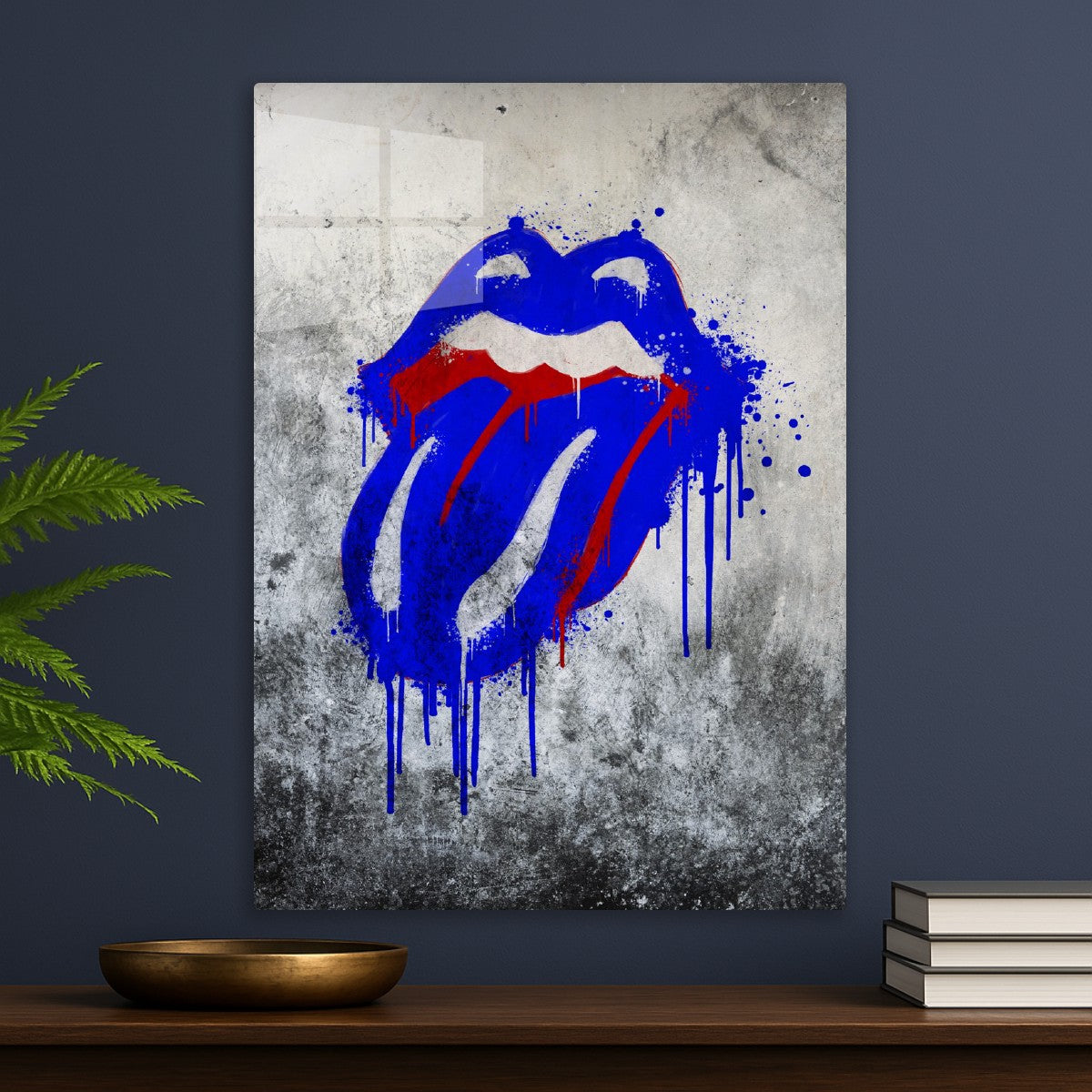The Rolling Stones blue