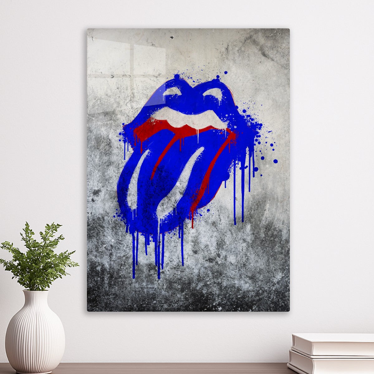The Rolling Stones blue