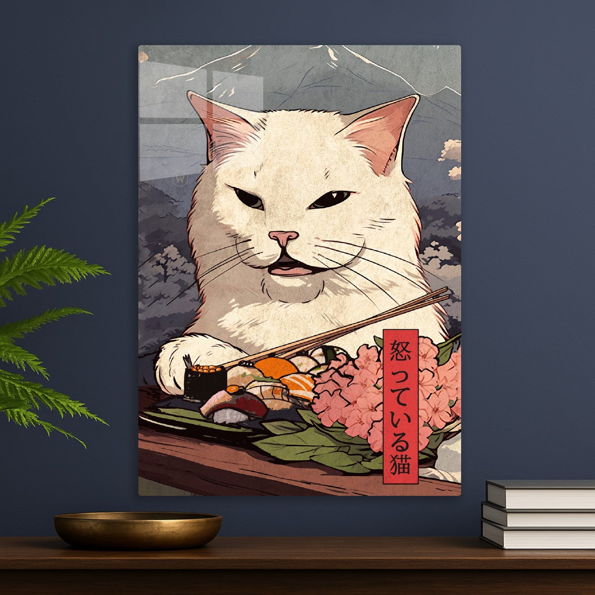 Japanese Cat Sushi Art