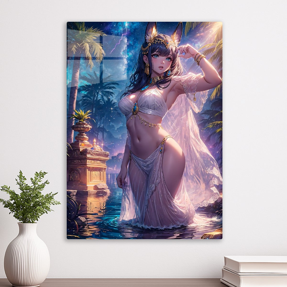 Enchanted Night by the Oasis
