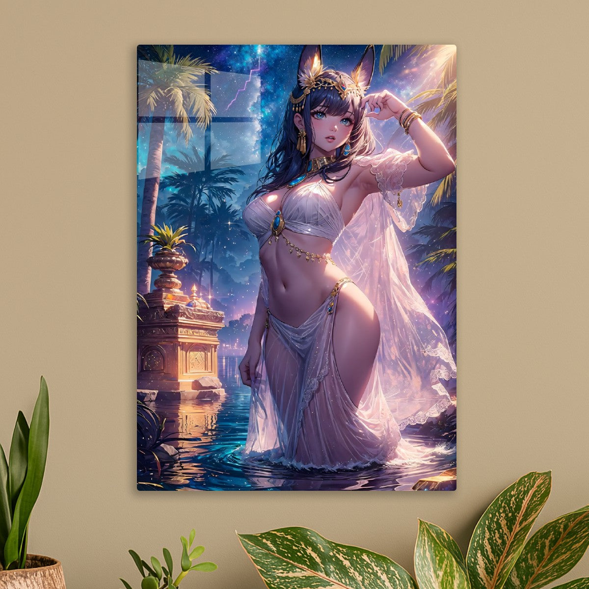 Enchanted Night by the Oasis