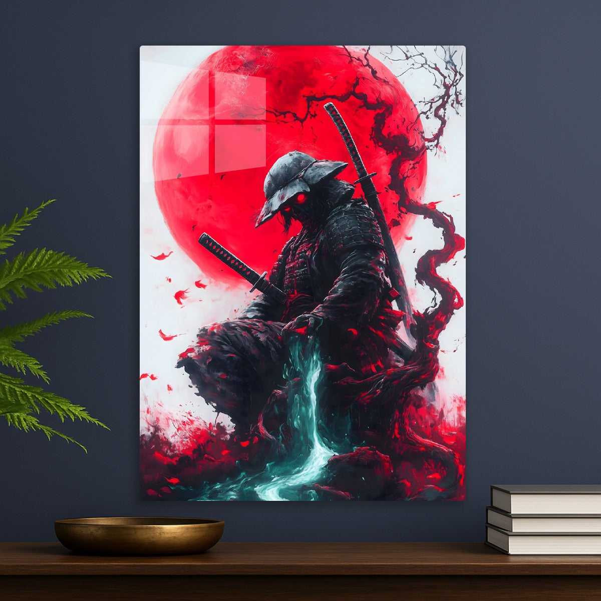 Crimson Warrior's Gaze