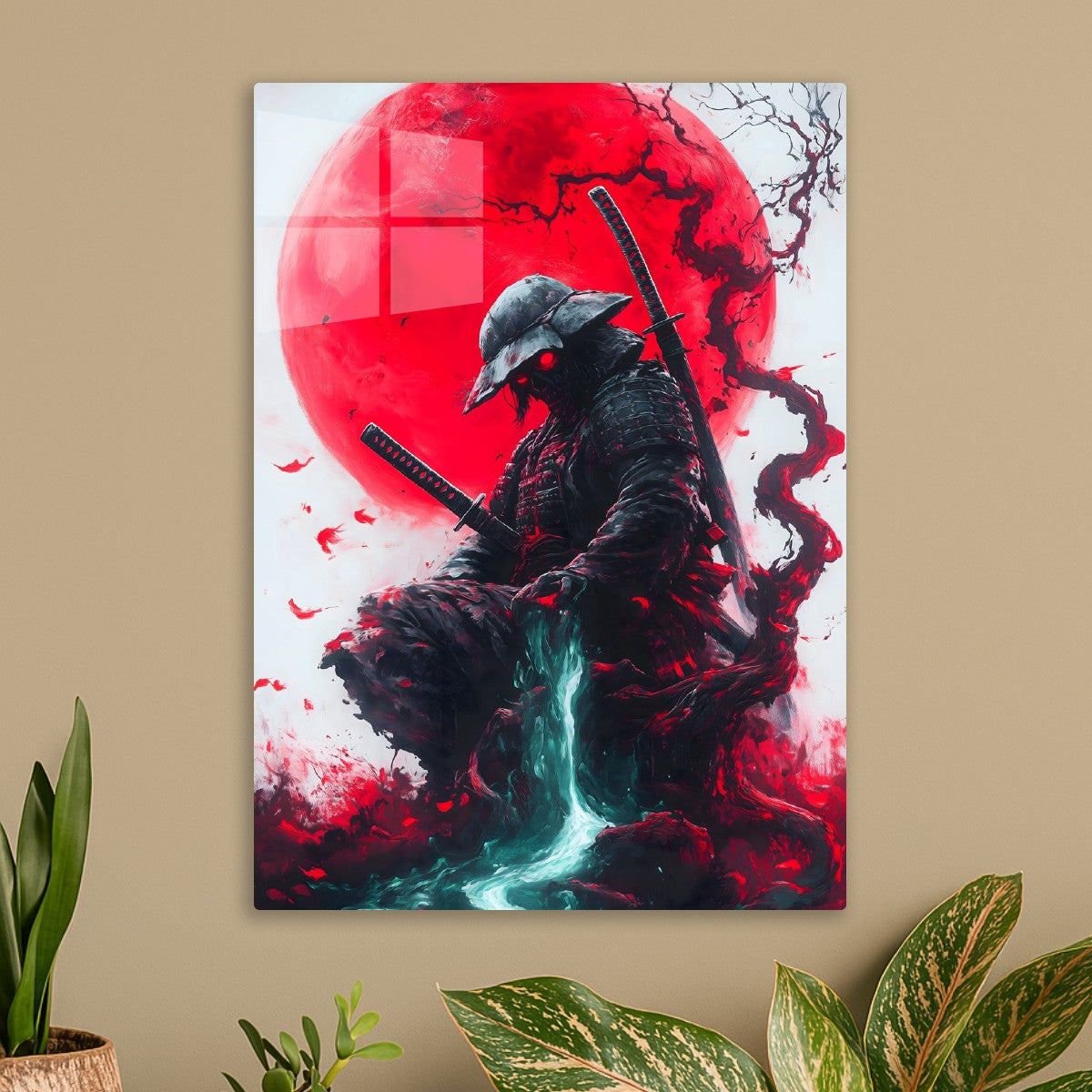 Crimson Warrior's Gaze