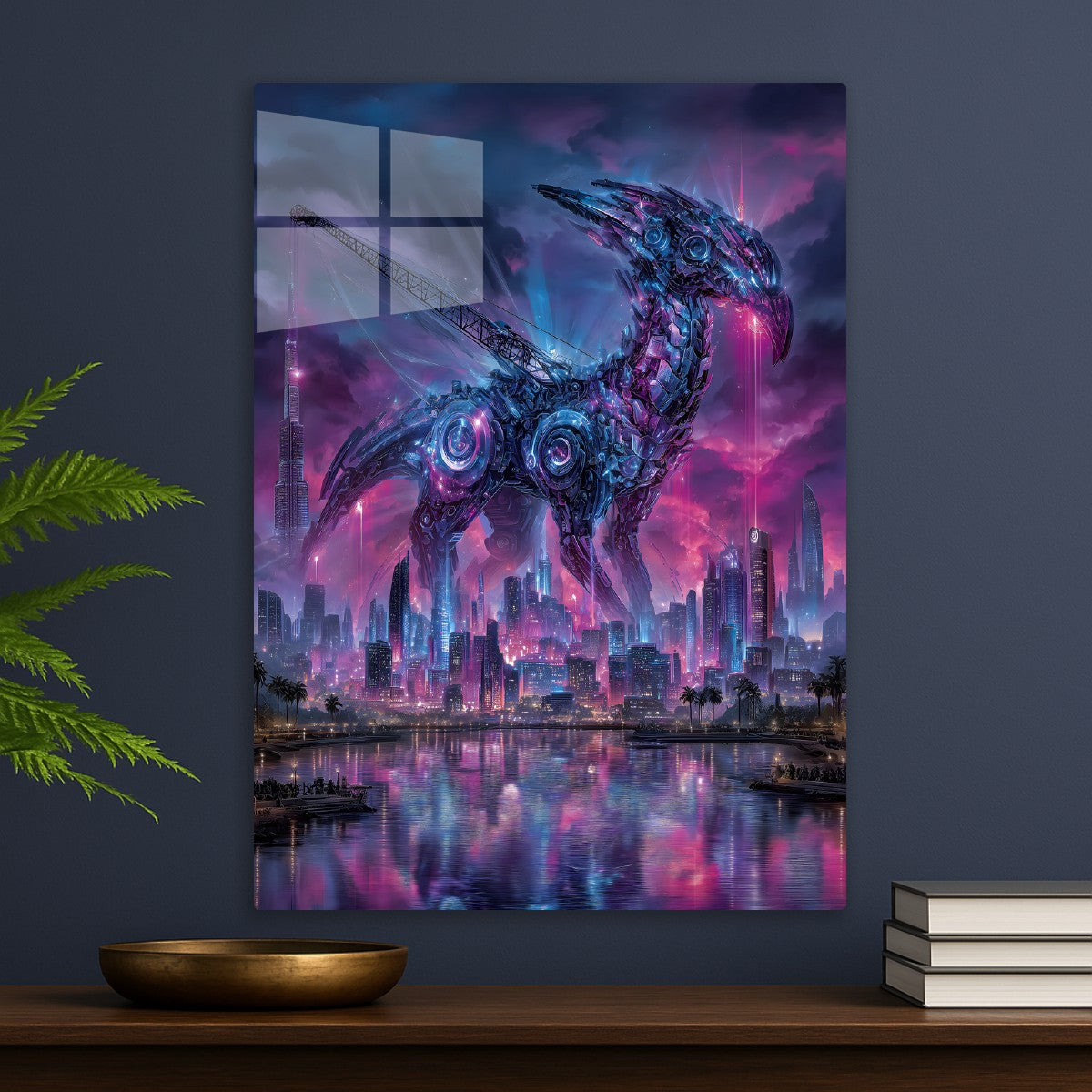 Neon Guardian of the City