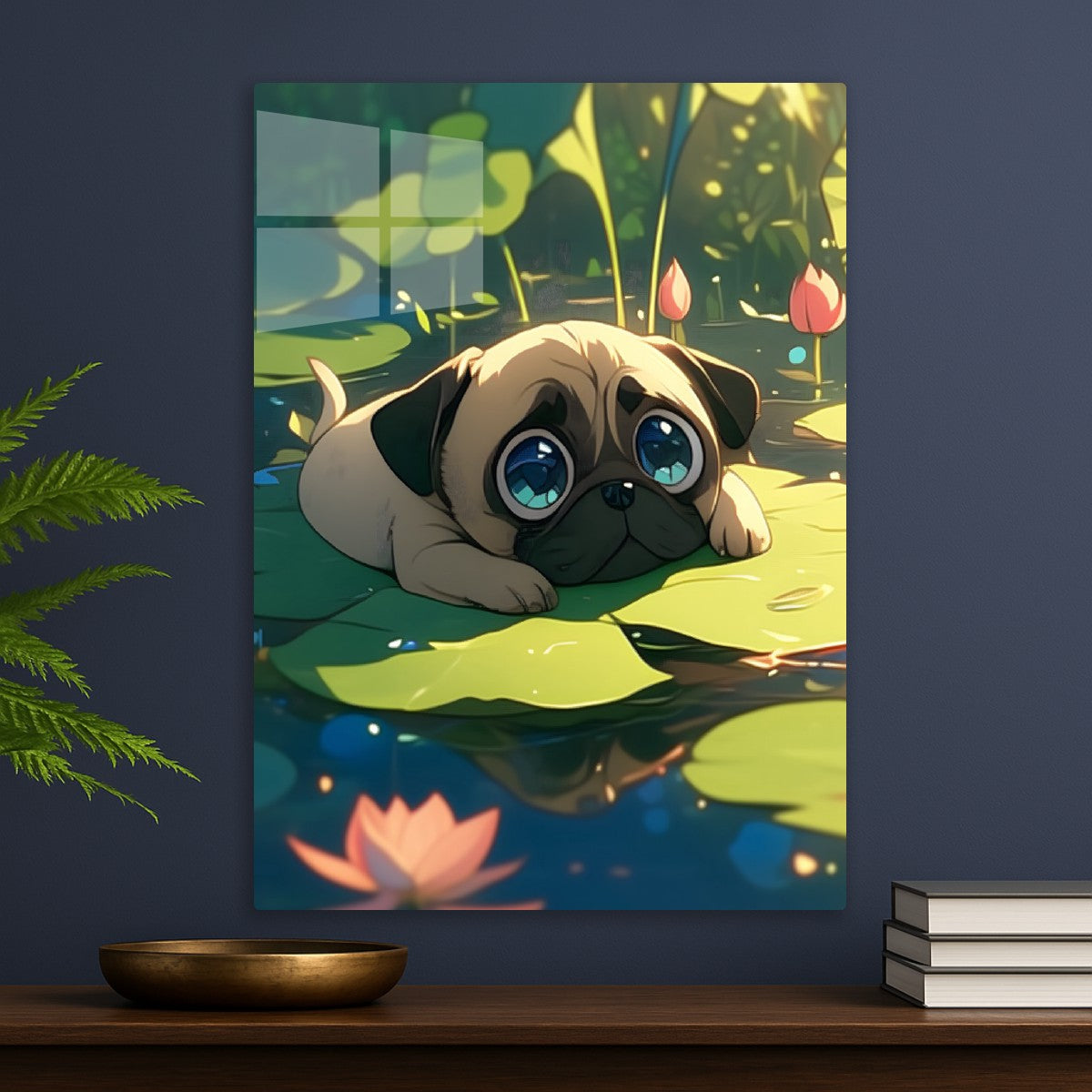 Pug's Tranquil Pond