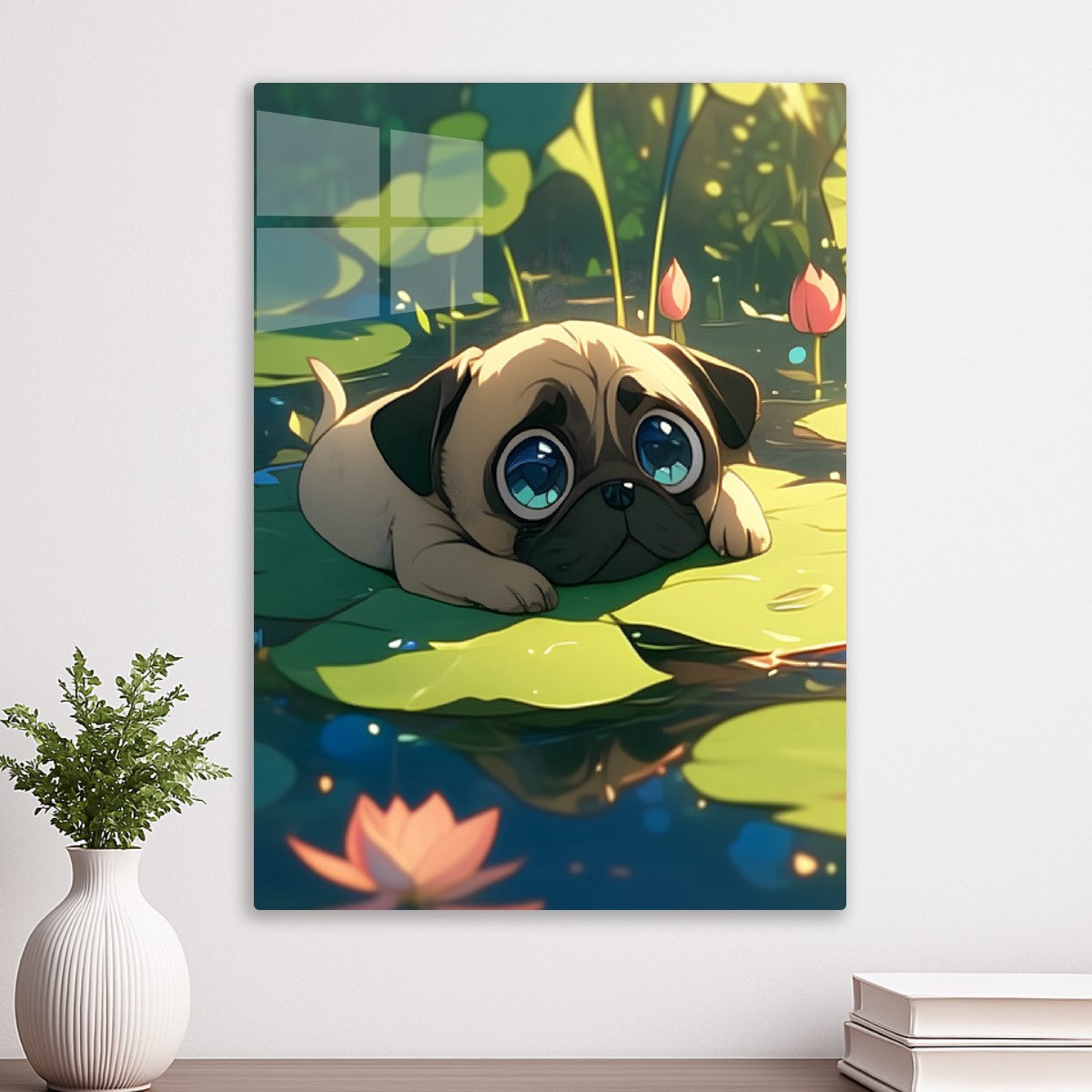 Pug's Tranquil Pond