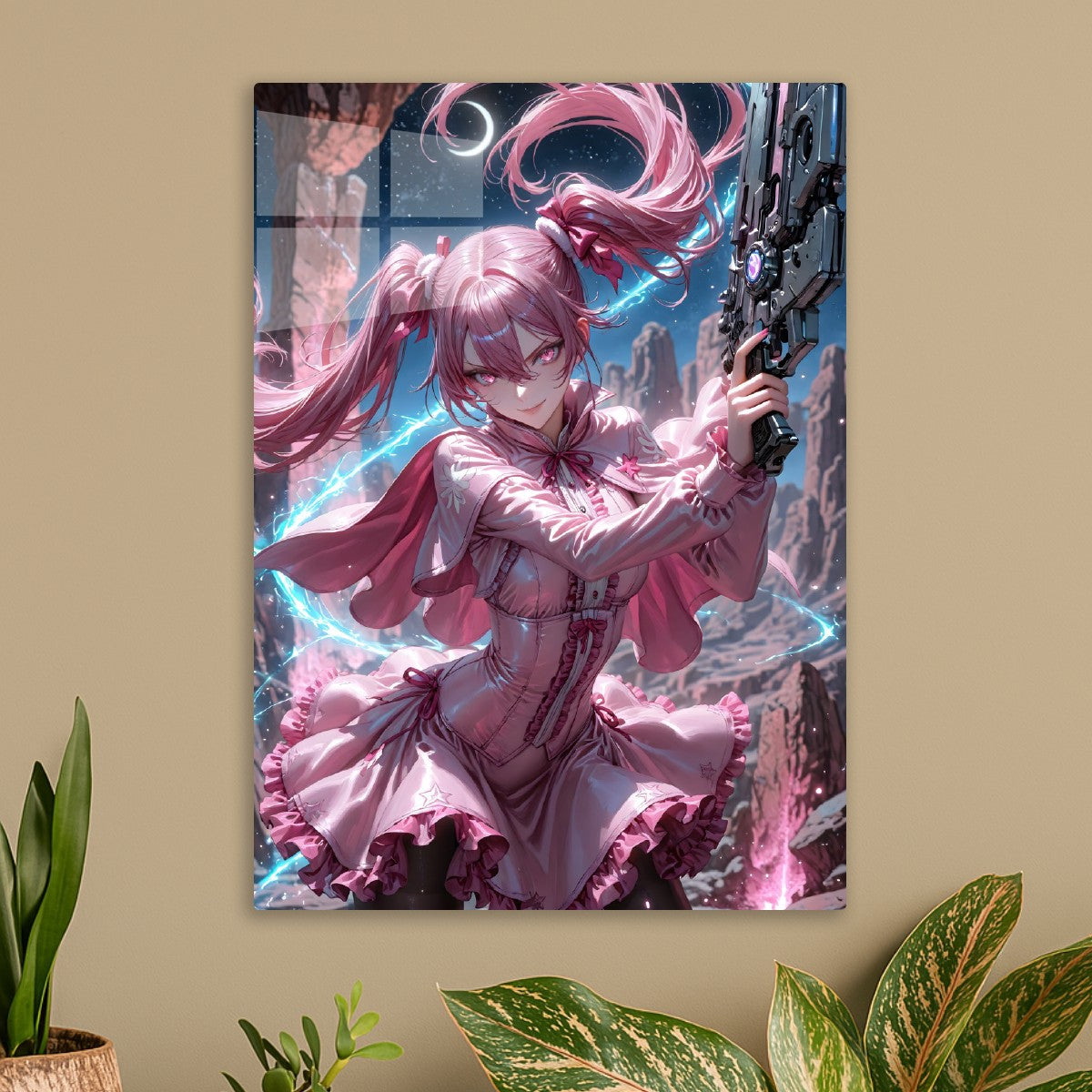 Cosmic Warrior in Pink