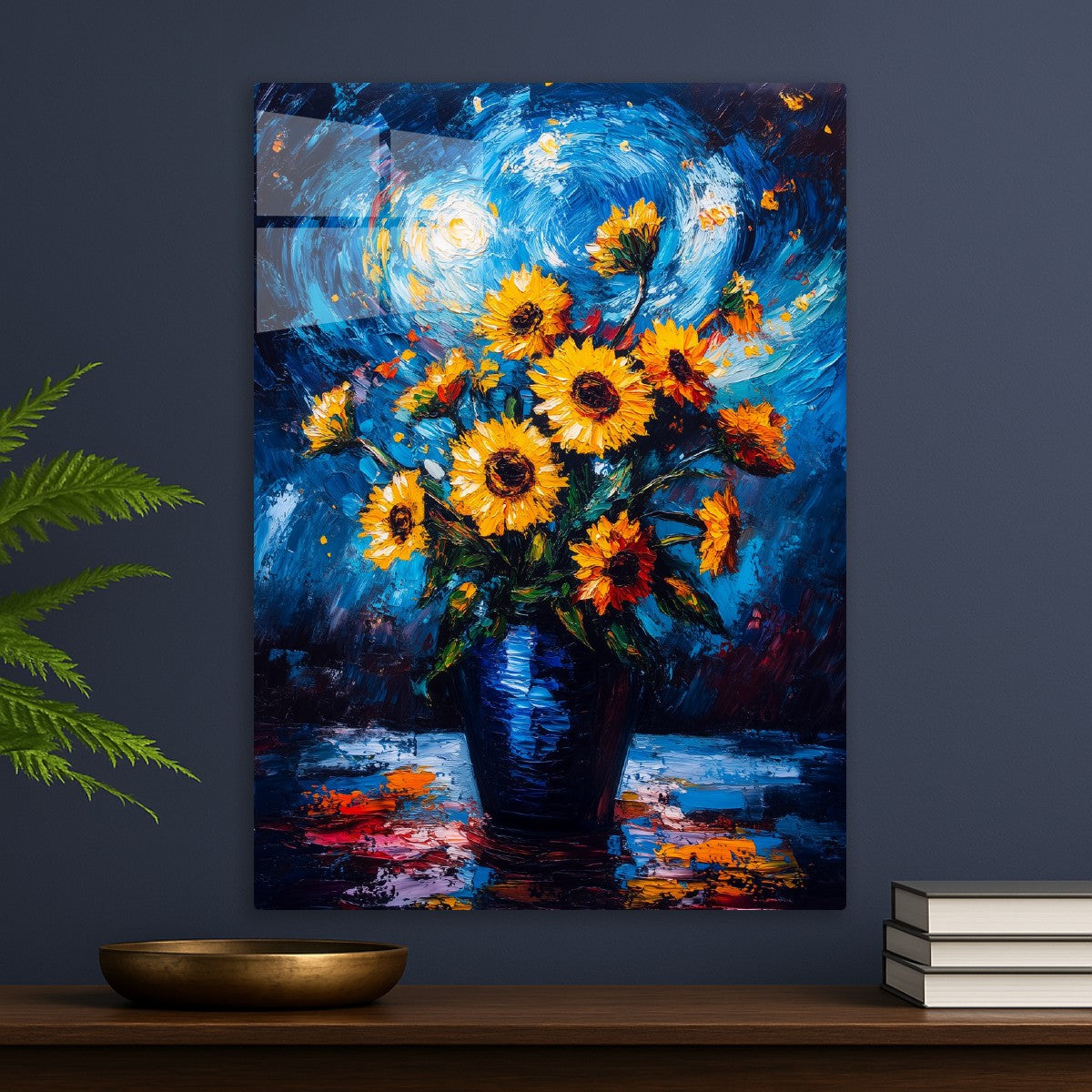Sunflowers in Stellar Whirl