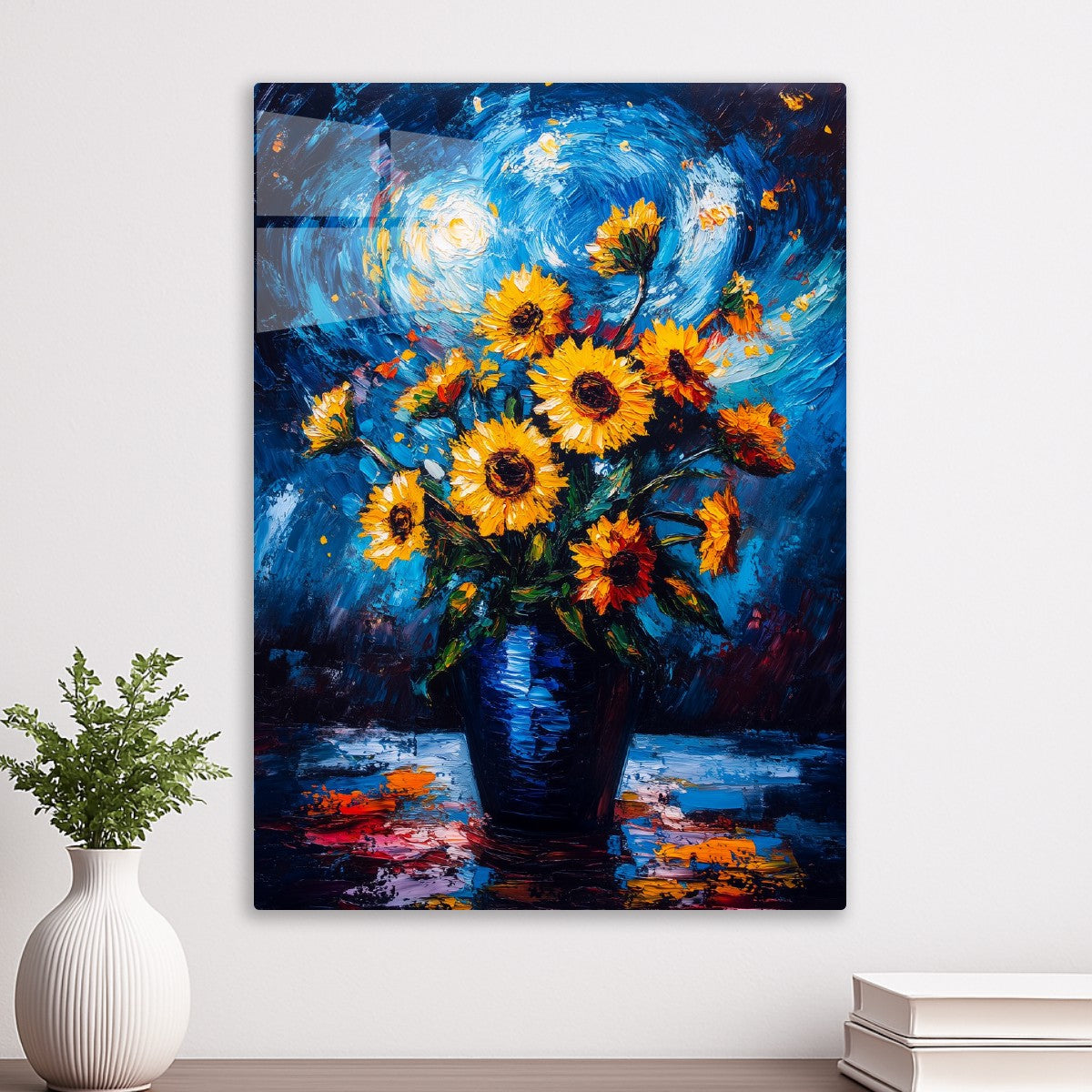 Sunflowers in Stellar Whirl