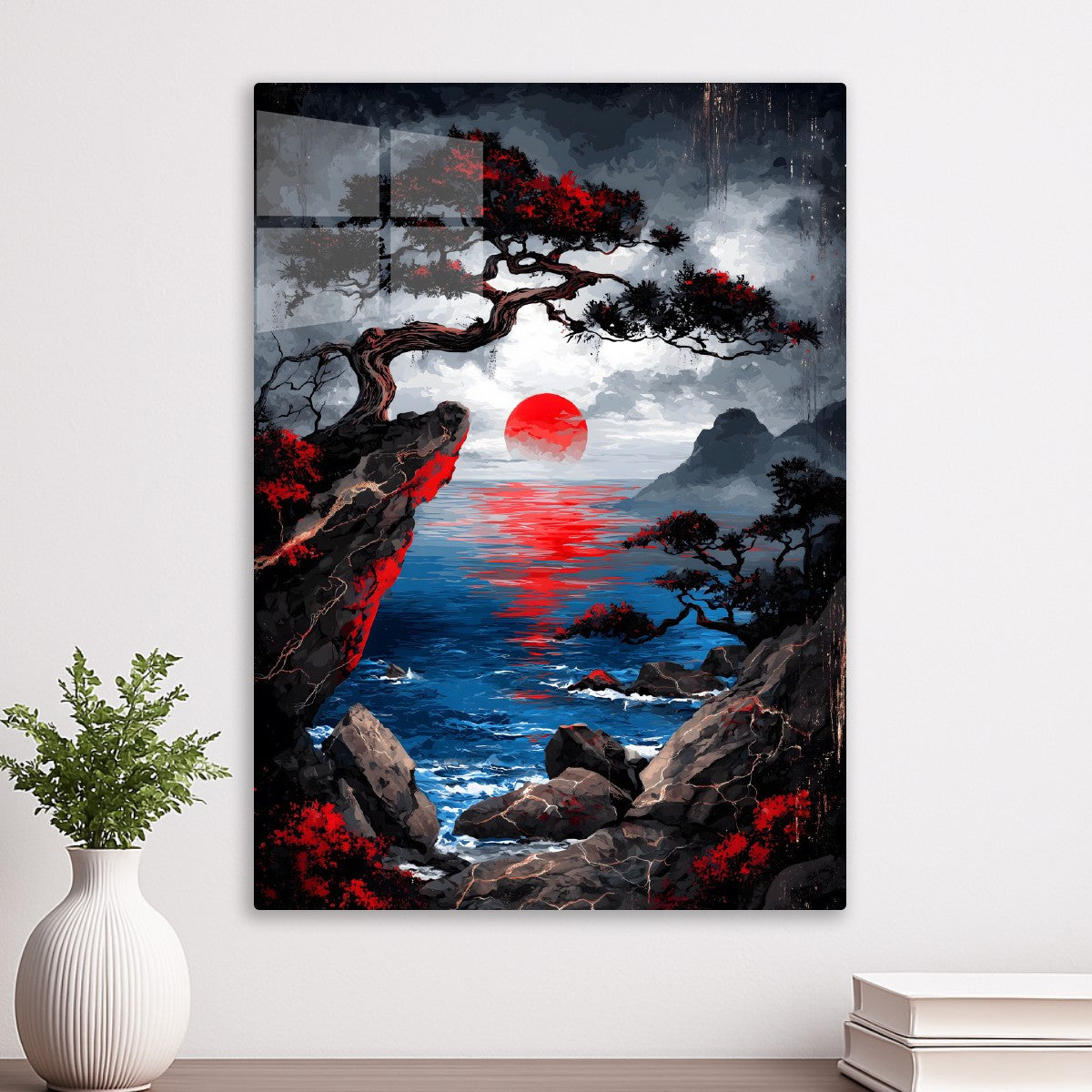 Solitude at Sunset Japanese Style
