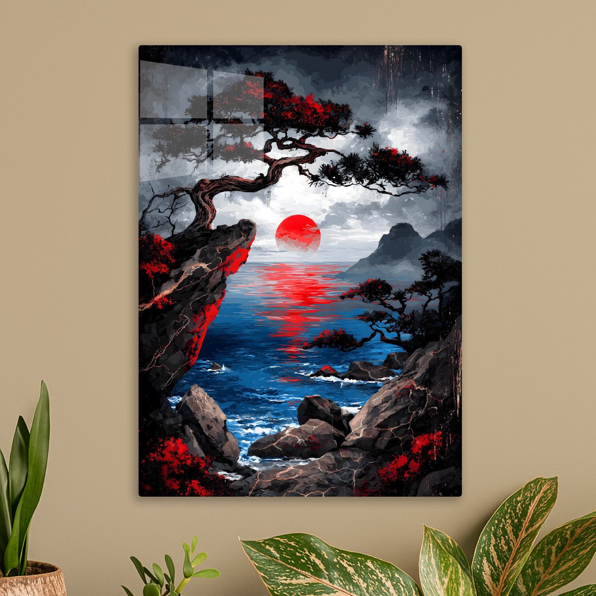 Solitude at Sunset Japanese Style