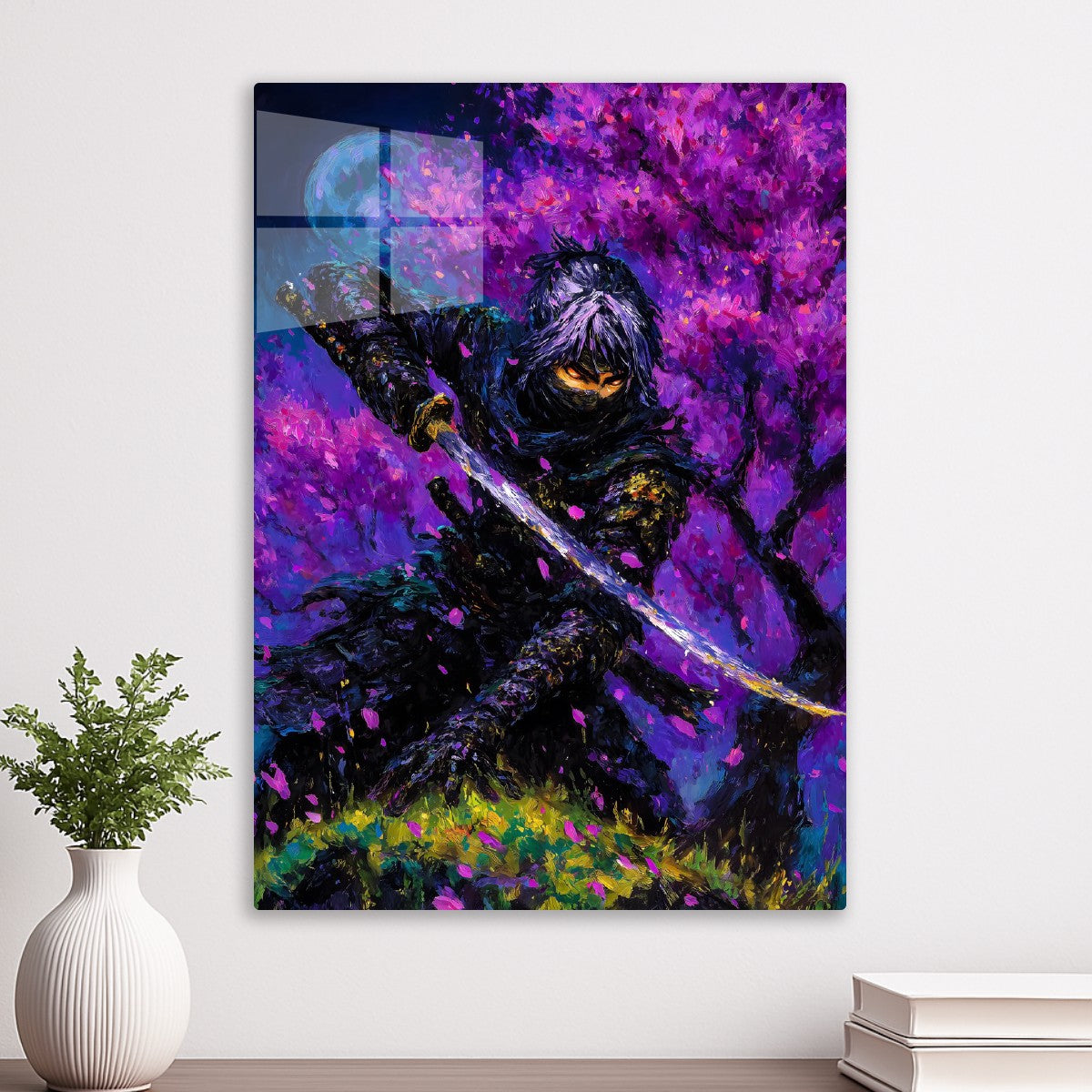 Moonlit Sakura Warrior