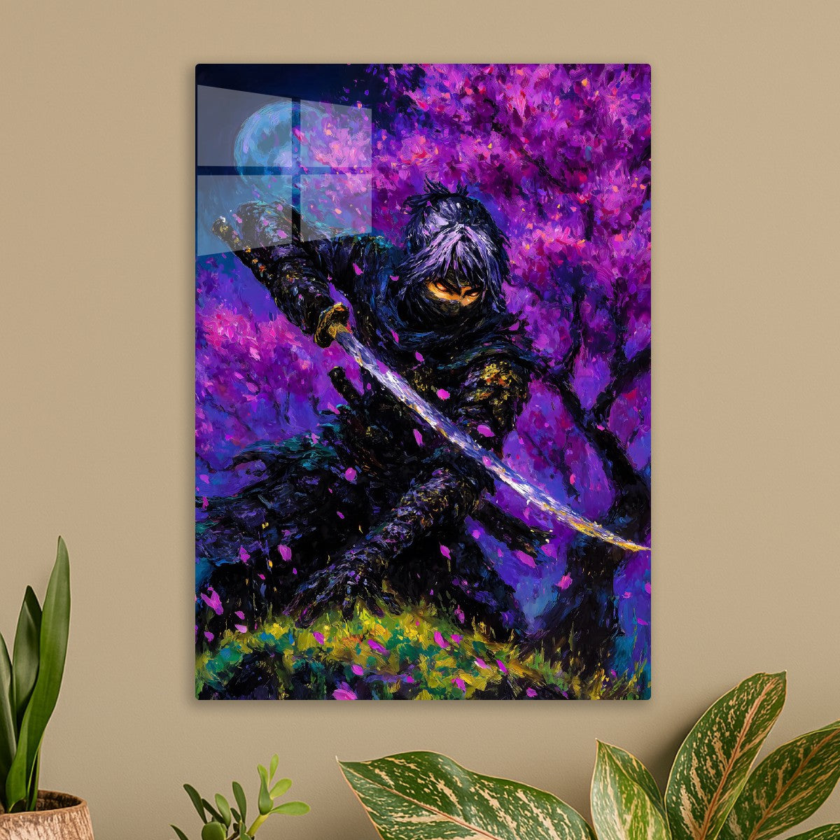 Moonlit Sakura Warrior