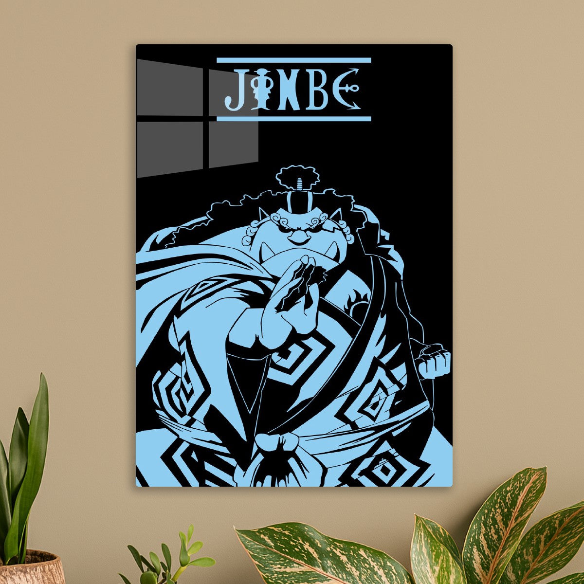Jinbe Blue Line Art