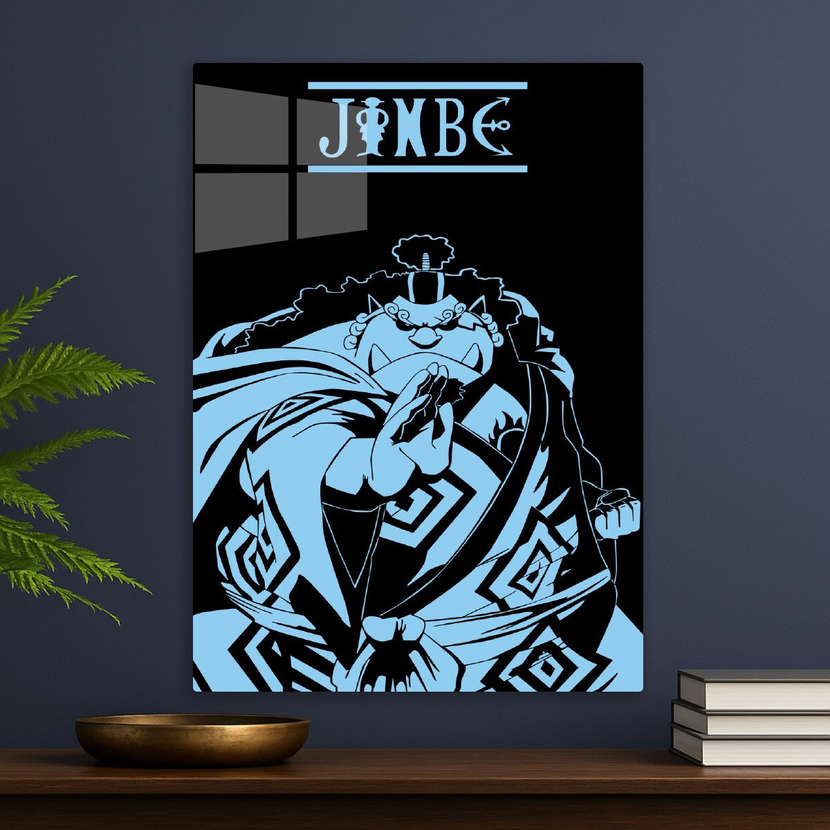 Jinbe Blue Line Art
