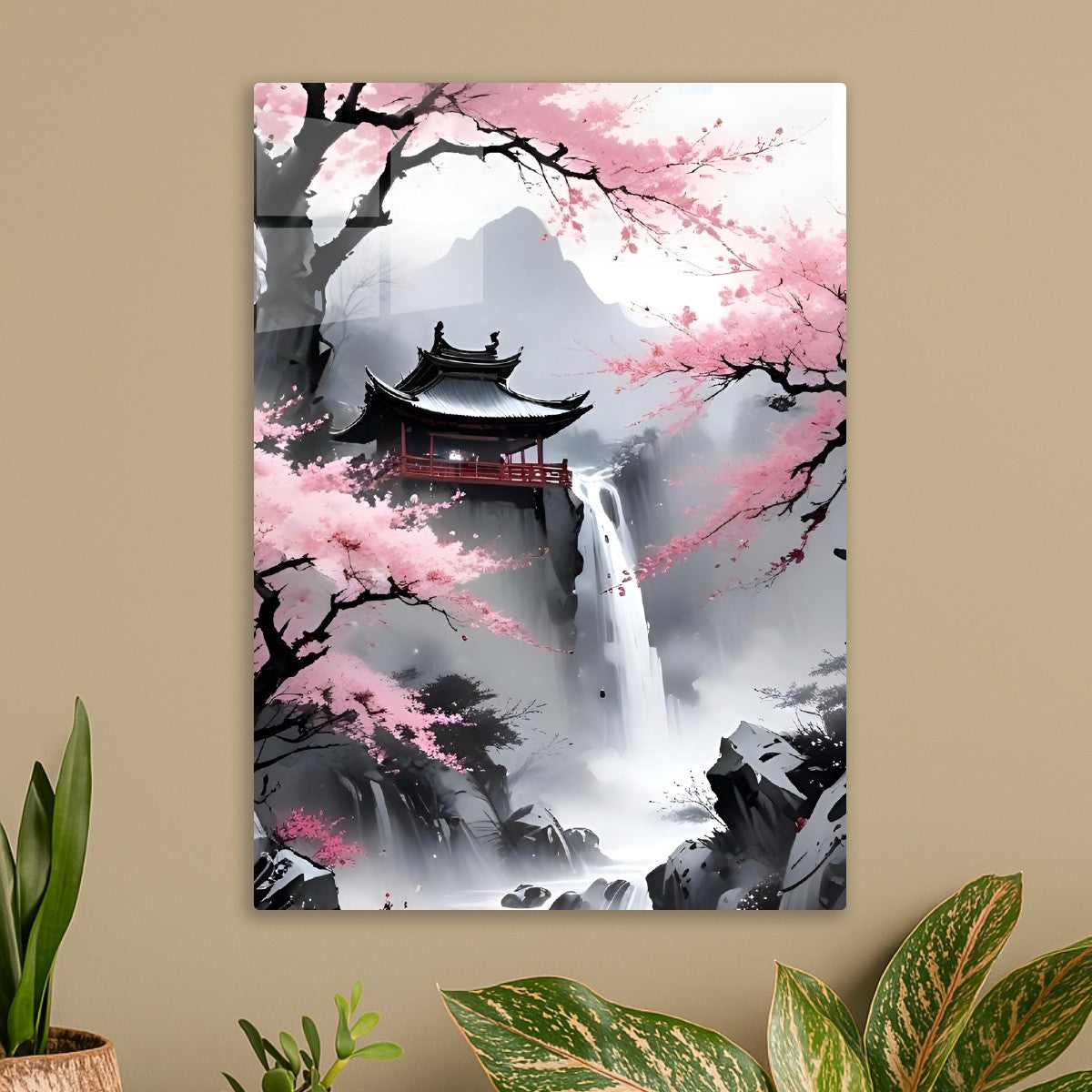 sakura view painting