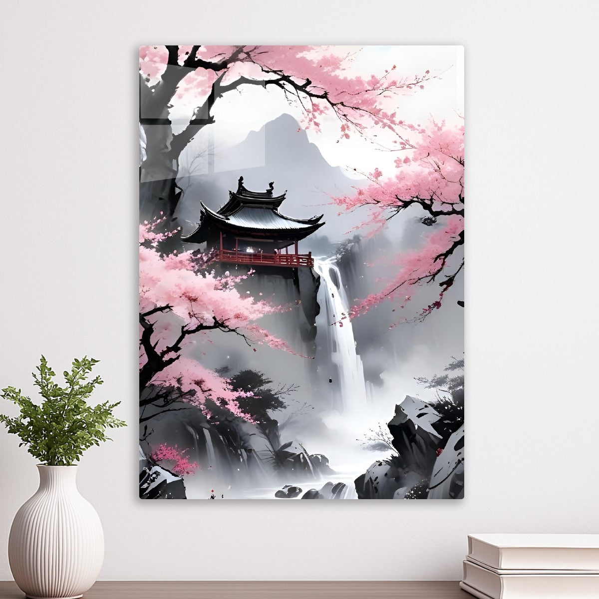 sakura view painting
