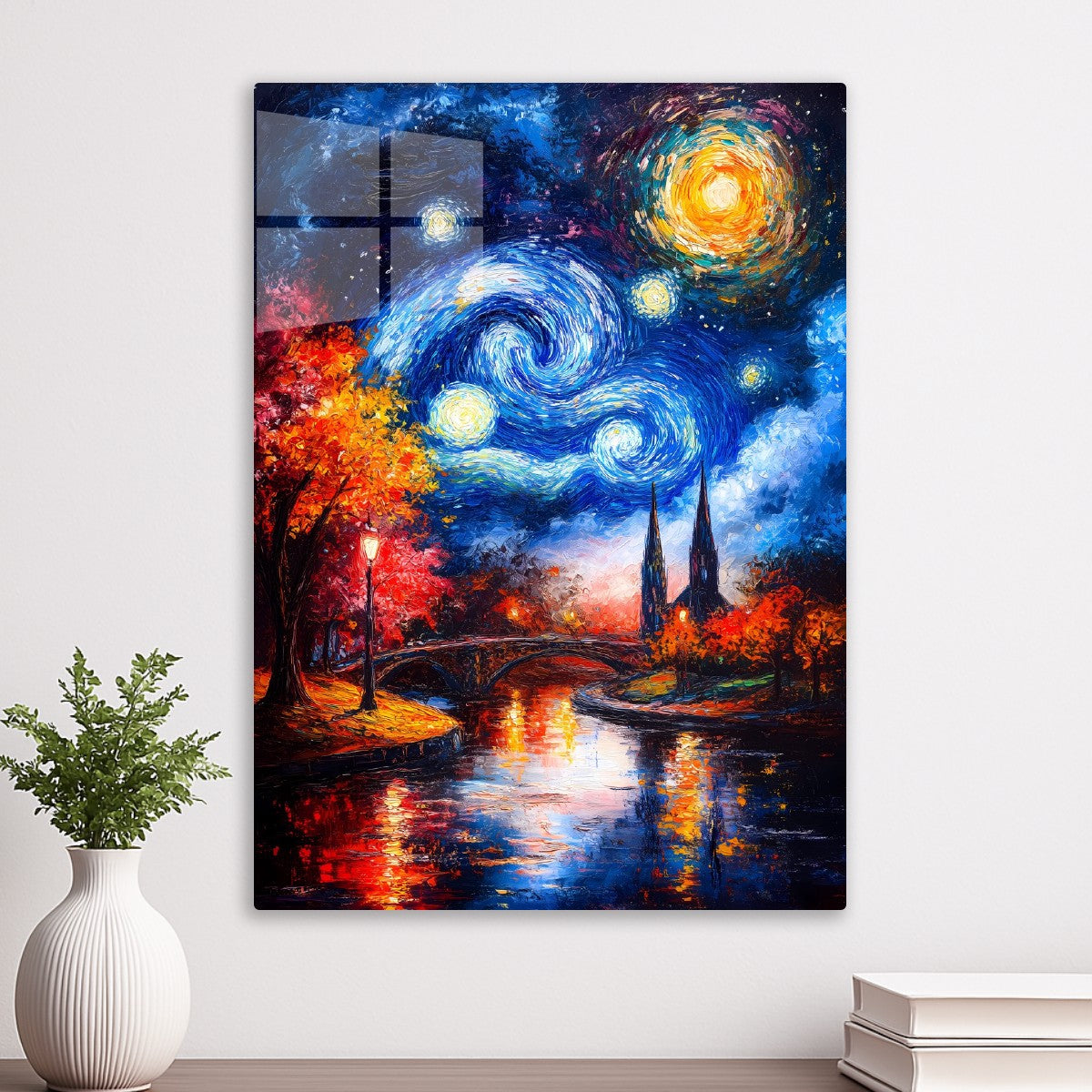 Starry River Night