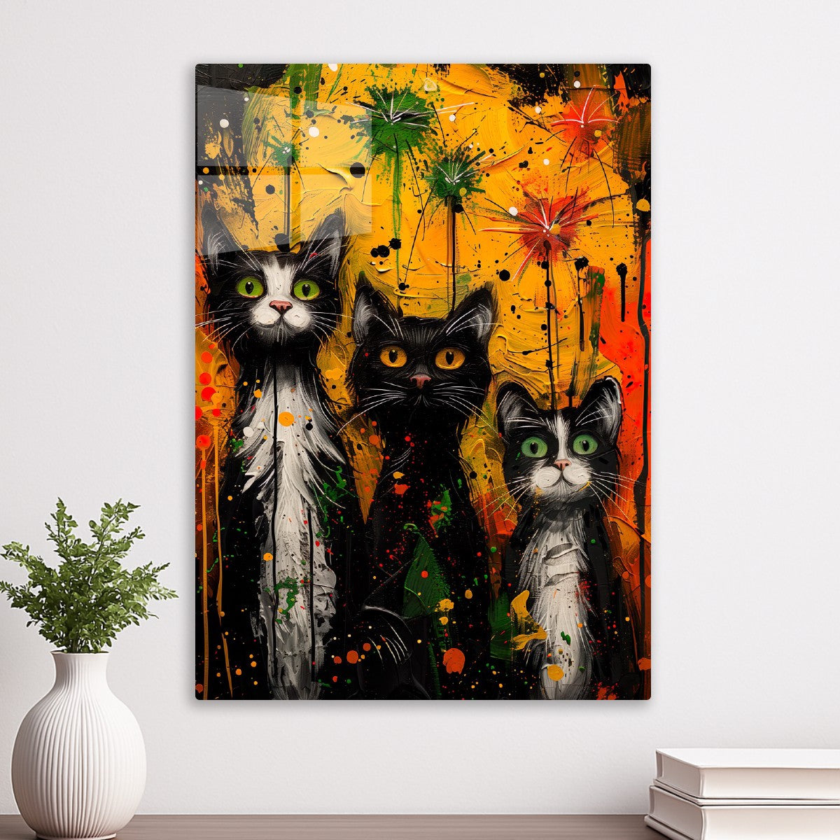 Feline Fireworks