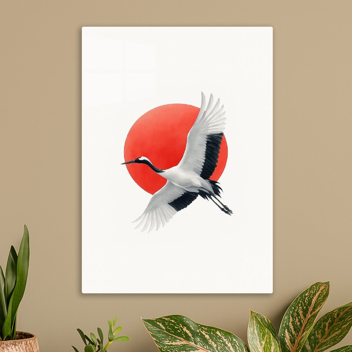 Japanese crane art