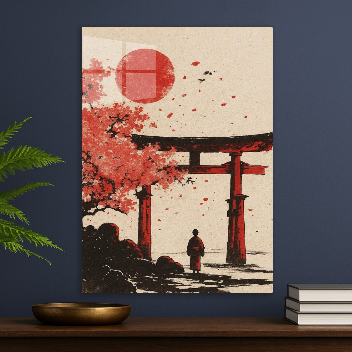 torii painting holy gate