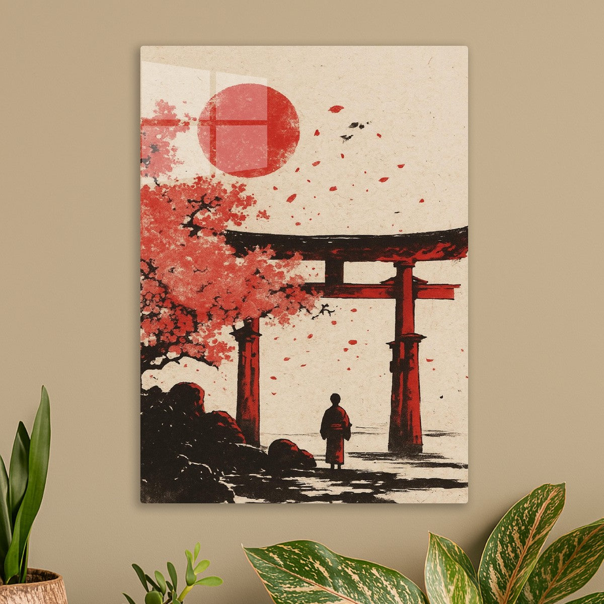 torii painting holy gate