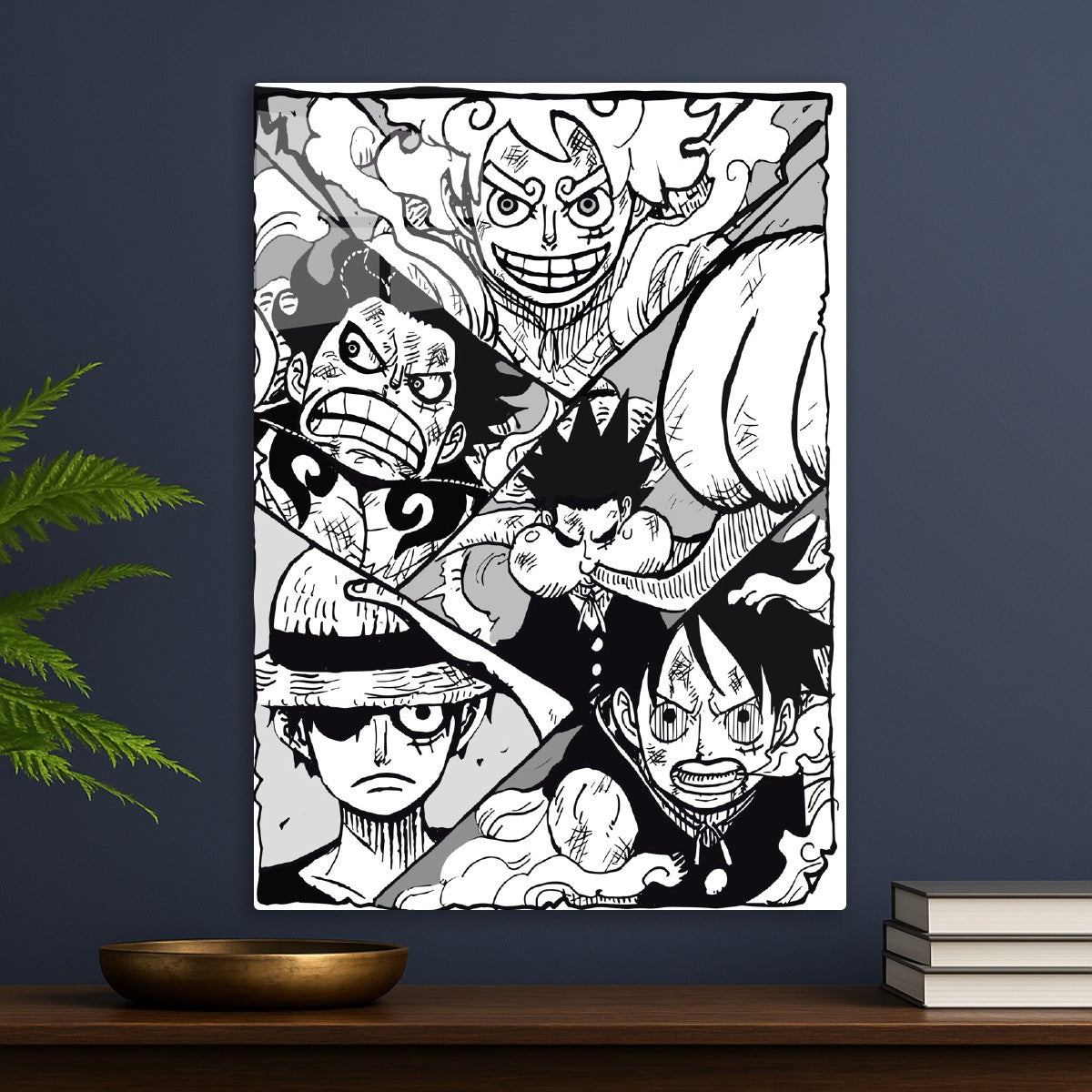 Luffy Evolutions in One Piece