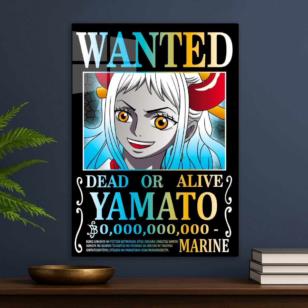 One Piece YAMATO Wanted Poster