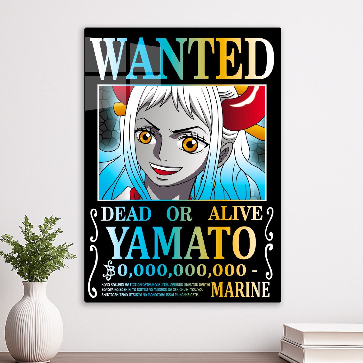 One Piece YAMATO Wanted Poster