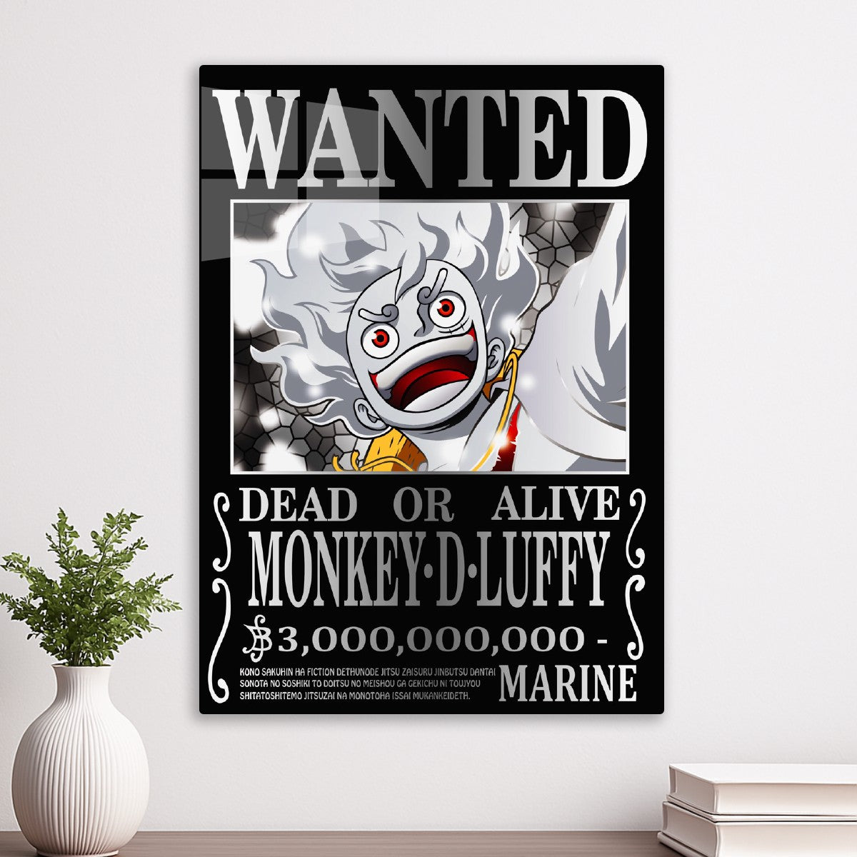One Piece MONKEY D LUFFY Wanted Poster