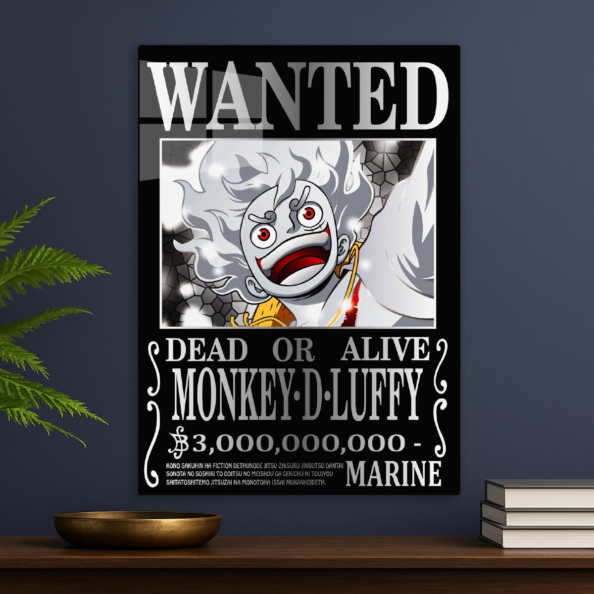 One Piece MONKEY D LUFFY Wanted Poster
