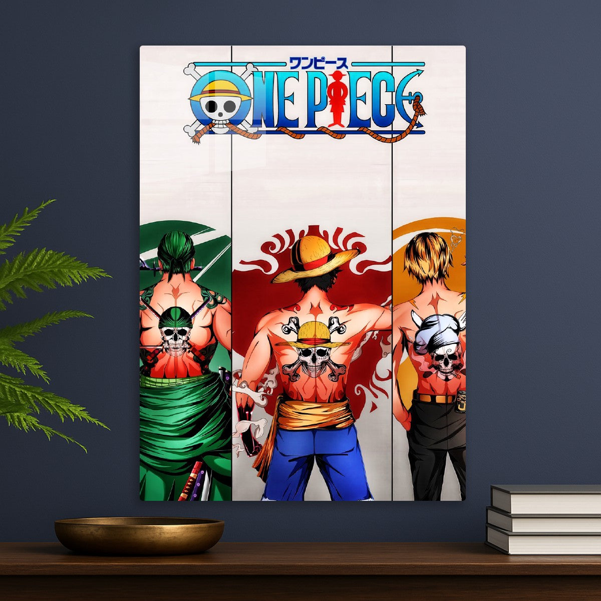 One Piece Trio:  Luffy, Zoro and Sanji