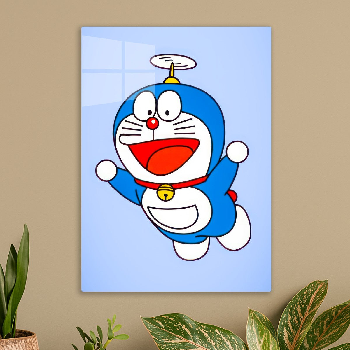 Doraemon Flying Cheerful