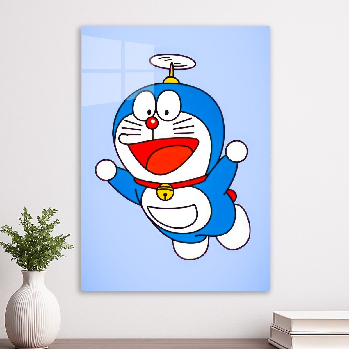 Doraemon Flying Cheerful