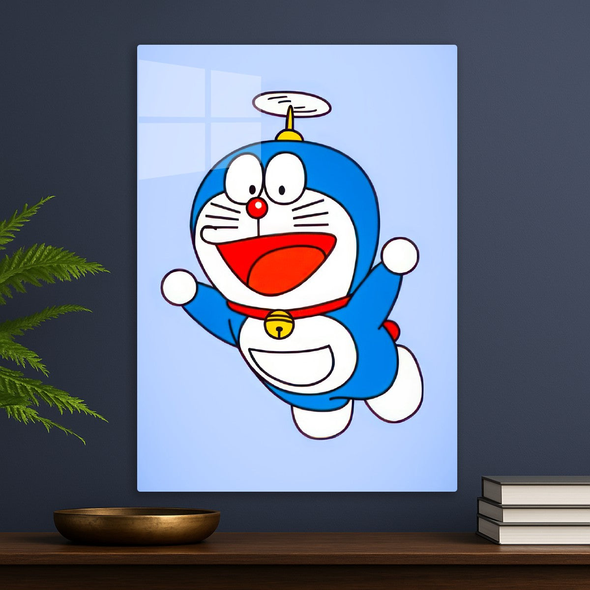 Doraemon Flying Cheerful