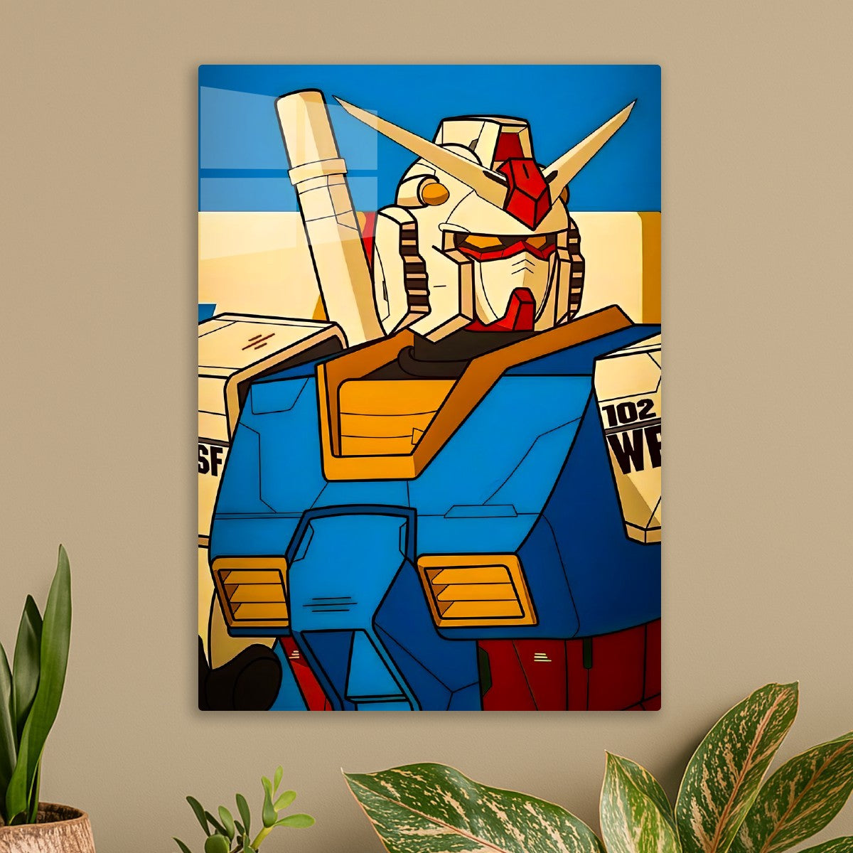 Retro RX-78-2 Style Art