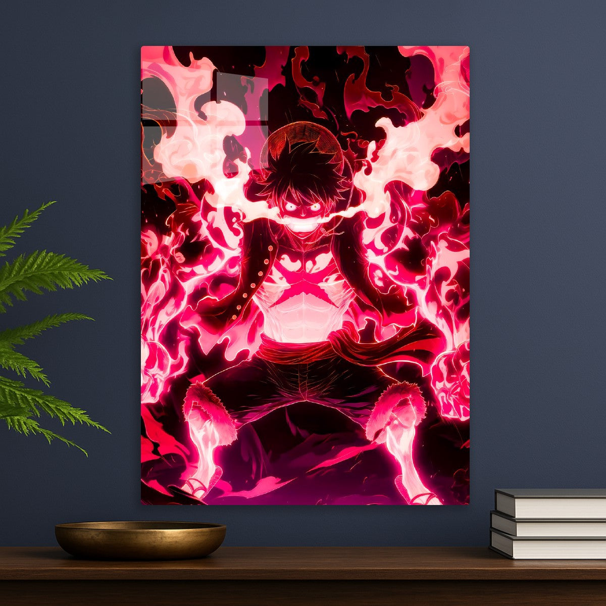 Luffy Flame Aura Form