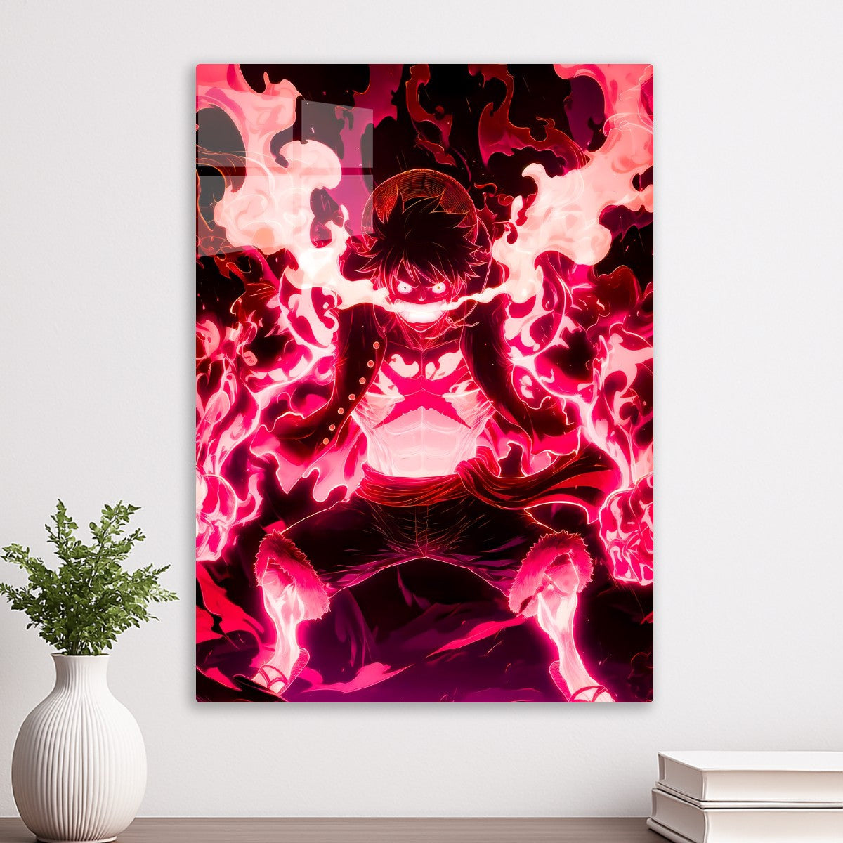 Luffy Flame Aura Form
