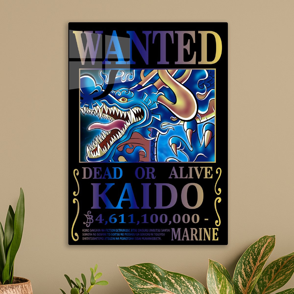 One Piece KAIDO Wanted Poster