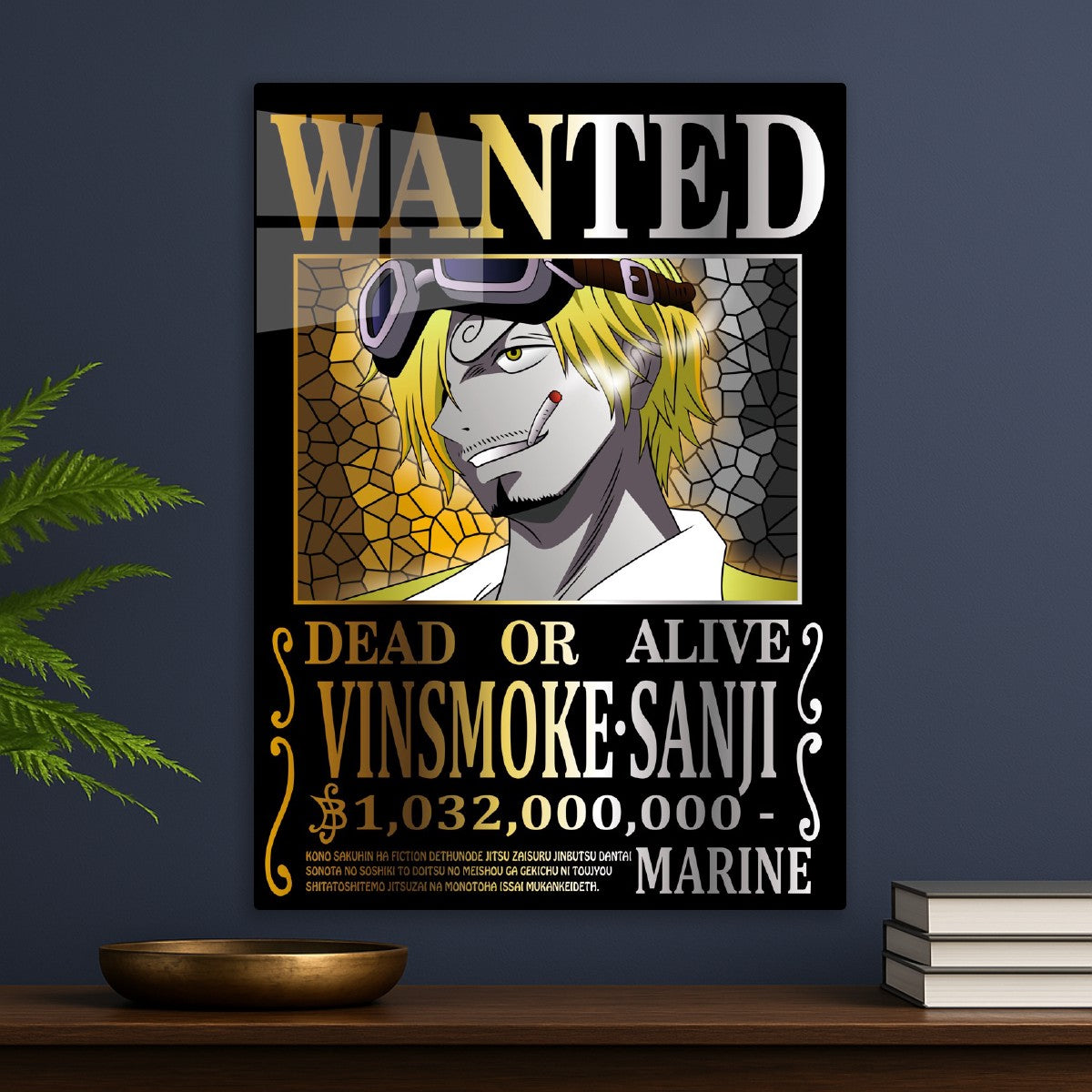 One Piece Sanji Wanted Poster