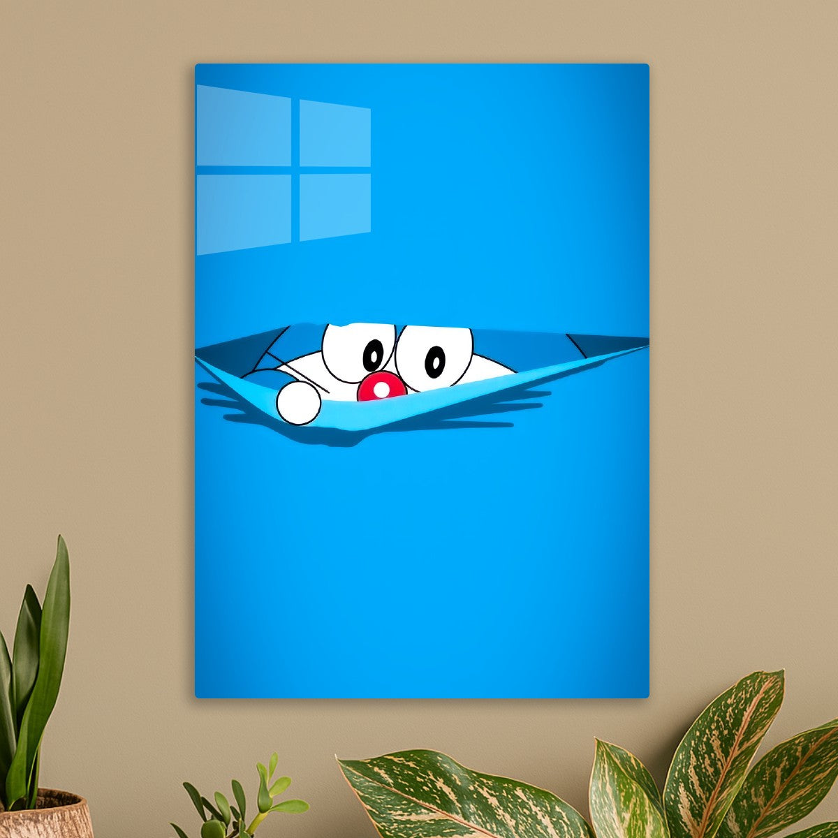 Doraemon Peeking