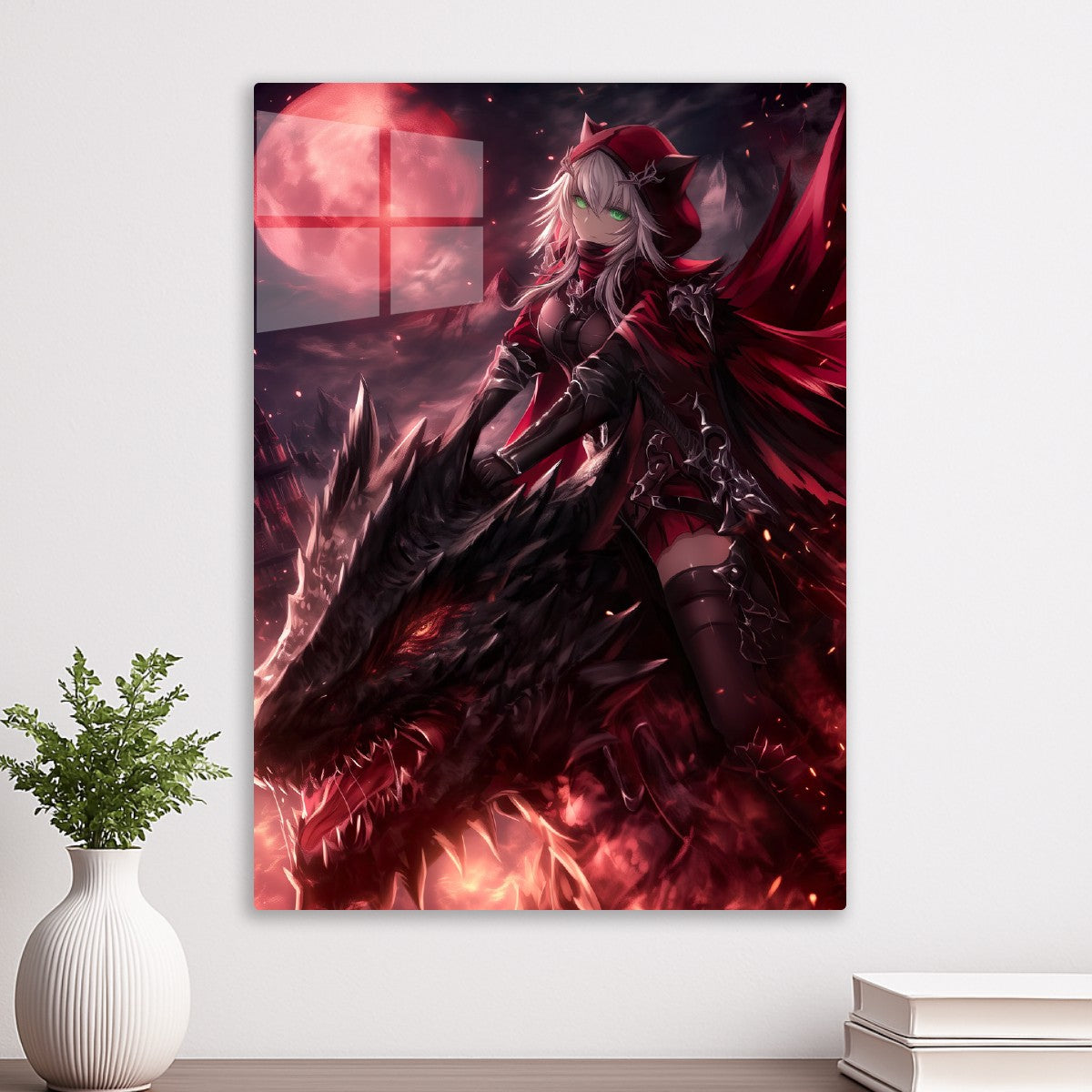 Moonlit Dragon Rider